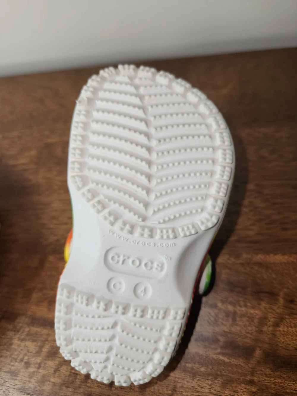 CROCS Kids Tie-Dye Rainbow Clogs - Multicolor